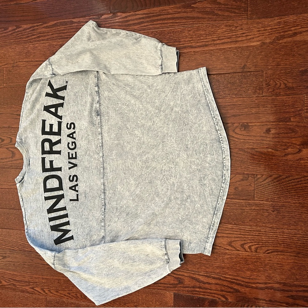 Chris Angel MINDFREAK Las Vegas Men's Long Sleeve Tee - Light Gray
